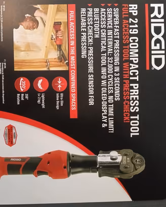Pressatrice Ridgid RP219