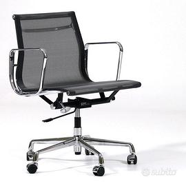 Poltrona Eames Collection EA117 - rete grigio/nera