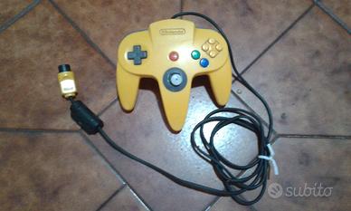 JOYPAD GIALLO NINTENDO 64, ORIGINALE, COME DA FOTO