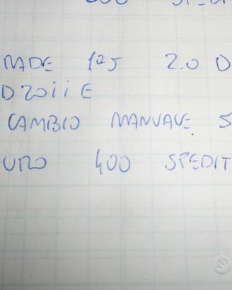 Cambio manuale 5 marce nissan trade 2.0 d
