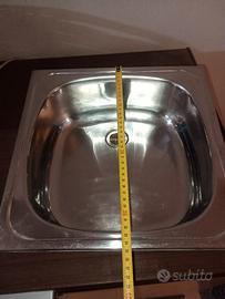 lavandino inox x camper