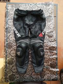 pantaloni moto 54 dainese in pelle collezione 