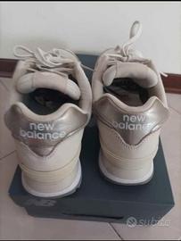 New Balance 574 Beige con dettagli Oro-N 39.......