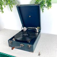 Grammofono Allo Francese + Scatola puntine