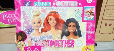 Lisciani, Barbie puzzle  + glitters. 60 pezzi, 4+