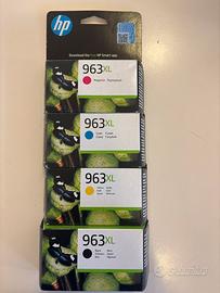 4 cartucce originali HP 963XL