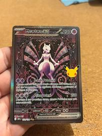 Mewtwo EX 151/128 Rara Full Art 30 Anniversario