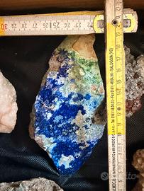 Azurite (carbonato basico di rame, Malachite