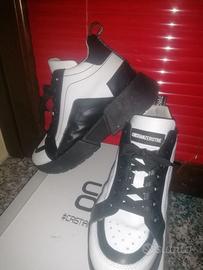 Sneakers donna plateau CR03 black white Abbigliamento e