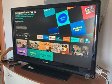 TV 42″ Full HD Toshiba + Fire Stick + Decoder DVB-
