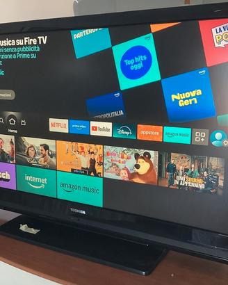 TV 42″ Full HD Toshiba + Fire Stick + Decoder DVB-