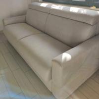 Divano letto poltrone sofà colore grigio perla