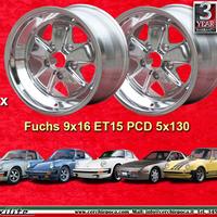 2 pz cerchi Porsche Fuchs 9x16 ET15 5x130