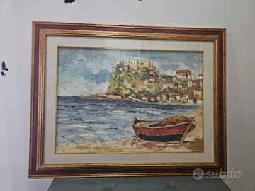 Quadro Paesaggio Mediterraneo