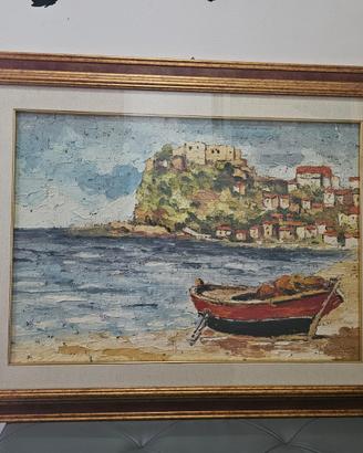 Quadro Paesaggio Mediterraneo