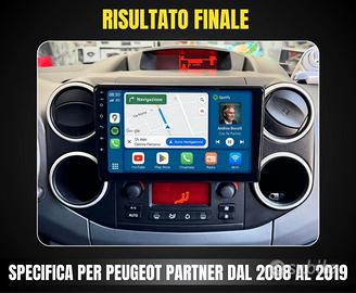 Peugeot Partner KIT COMPLETO Autoradio Android