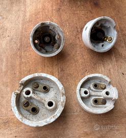2 Interruttori e 2 prese in ceramica