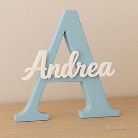 Lettera Nome Personalizzata- Decorazione Cameretta