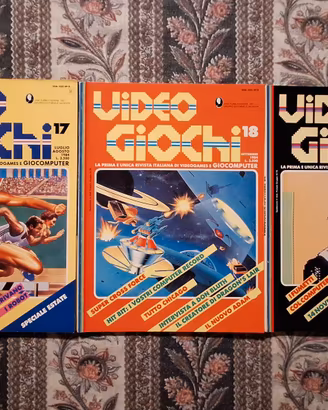 3 numeri rivista Video Giochi Jackson: 17, 18, 19