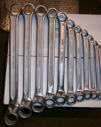 Set 12 chiavi poligonali doppie curvate PERFECTA