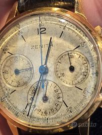 Zenith tricompax in oro 18kt 