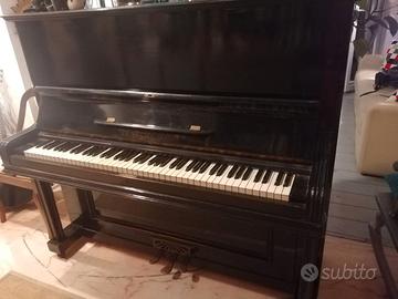 pianoforte verticale nero ED. WERNER, BERLIN