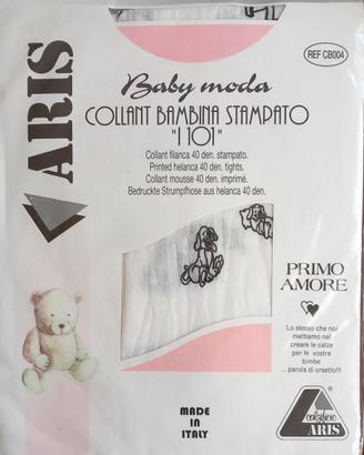 Collant bambina 5-6 anni stampato 101