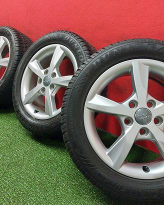 Cerchi Audi A3 Vw Golf Toura Caddy Gomme 205 55 16