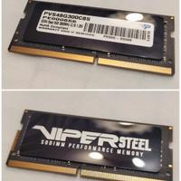 PATRIOT VIPER STEEL SODIMM DDR4 3000 8GB C18 XMP 2