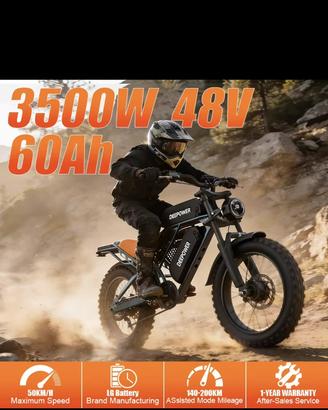Ebike Deepower S8 pro (3500w) Dual battery