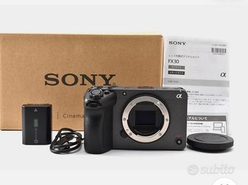 Sony FX 30 perfetta e come nuova