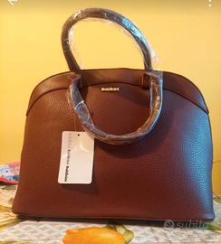 Borsa a bauletto marrone Baldinini
