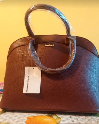 Borsa a bauletto marrone Baldinini