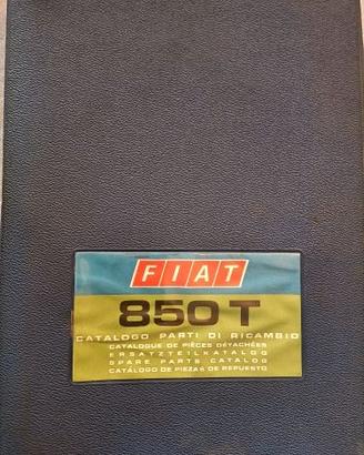 Manuale tecnico officina ricambi FIAT 850 T