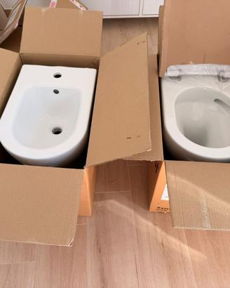 Bidet sanitario GSI, modello Tono bianco