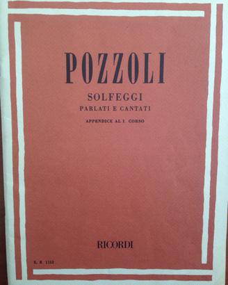 Pozzoli solfeggi parlati e cantati appendice al I