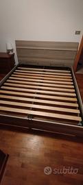 Letto matrimoniale con contenitore 