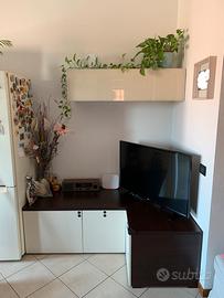 Mobile sala e libreria H 259 L 360 cm