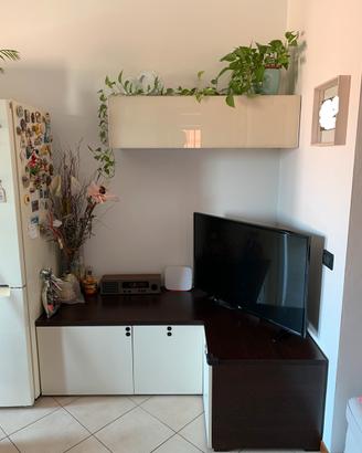 Mobile sala e libreria H 259 L 360 cm