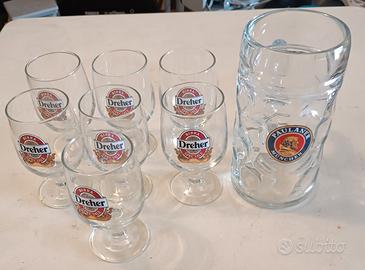  Bicchieri Birra Vintage 8 PZ 