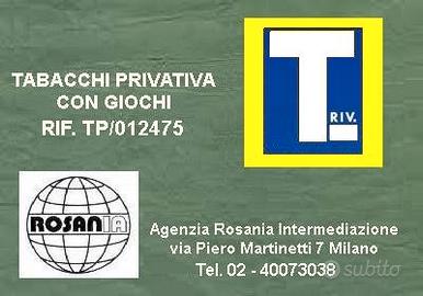 Tabaccheria & slot centro commerciale ( tp/012475)