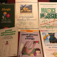 Lotto 6 libri a tema Alimentazione Salute Allergie