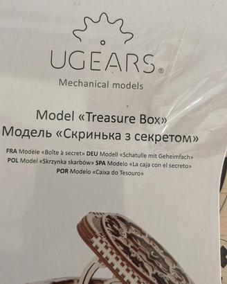 UGEARS model Treasure Box