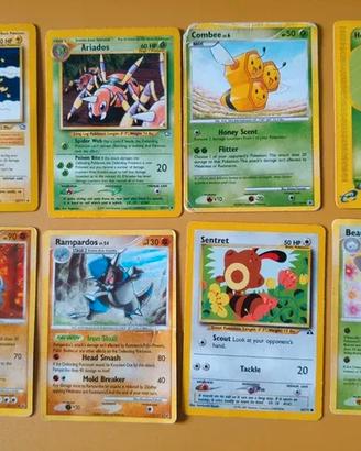 8 Carte Pokemon Inglesi