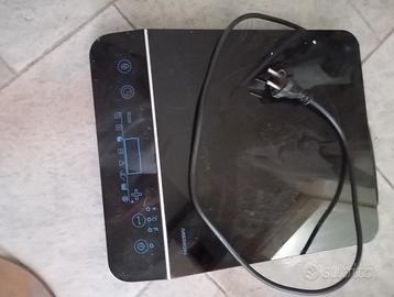 Piano cottura a induzione con adattatore