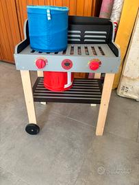 Barbecue in legno per bambini