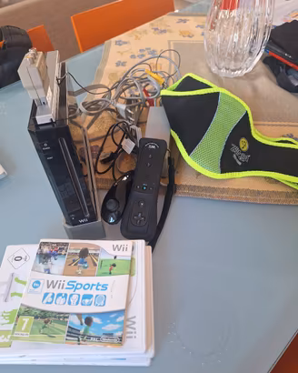 wii console videogiochi nera come nuova