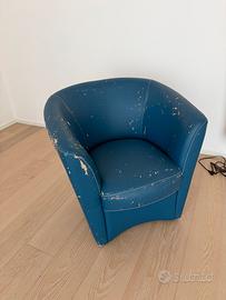 Poltrona blu