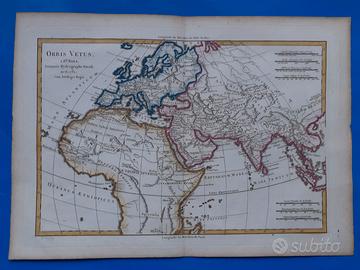 Mappa Geografica Europa-Africa