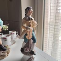 statuetta in Capodimonte violinista